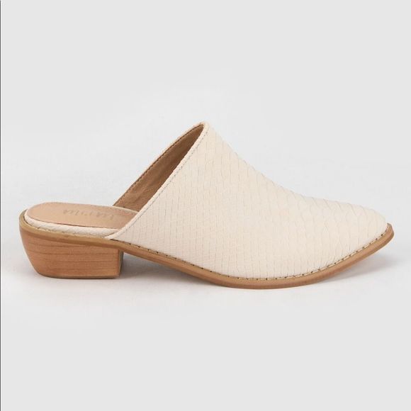 Mi.iM Shoes - Mi. im White Snake Mules Size 7
